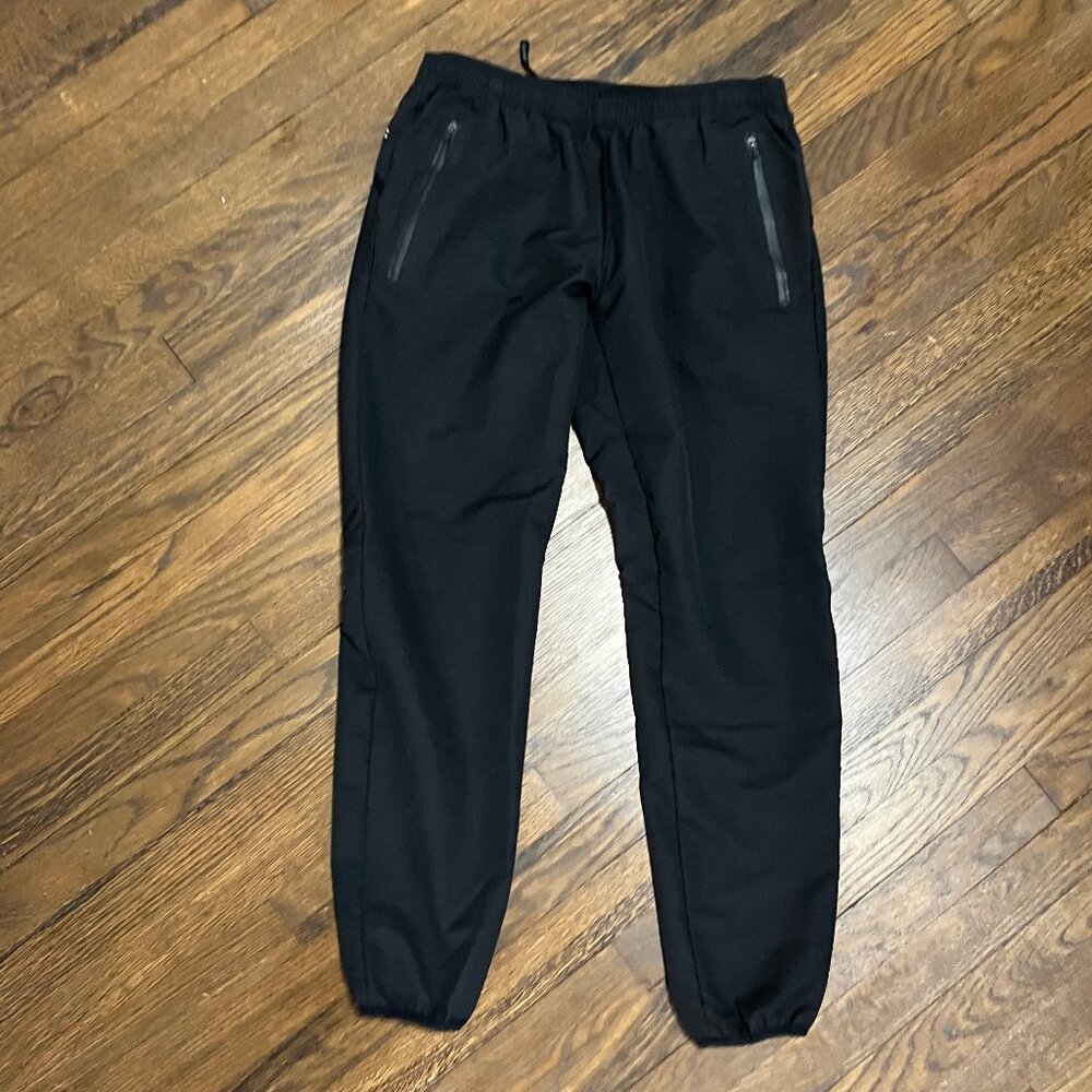 H&M Men's Fall/Winter black running jogger pants M Thermolite fleece-lined